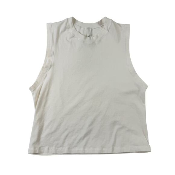SKIMS Tops - Skims Mock Neck Stretch Tank Top Cream Women’s 4XL Clean Girl Minimalist Plus